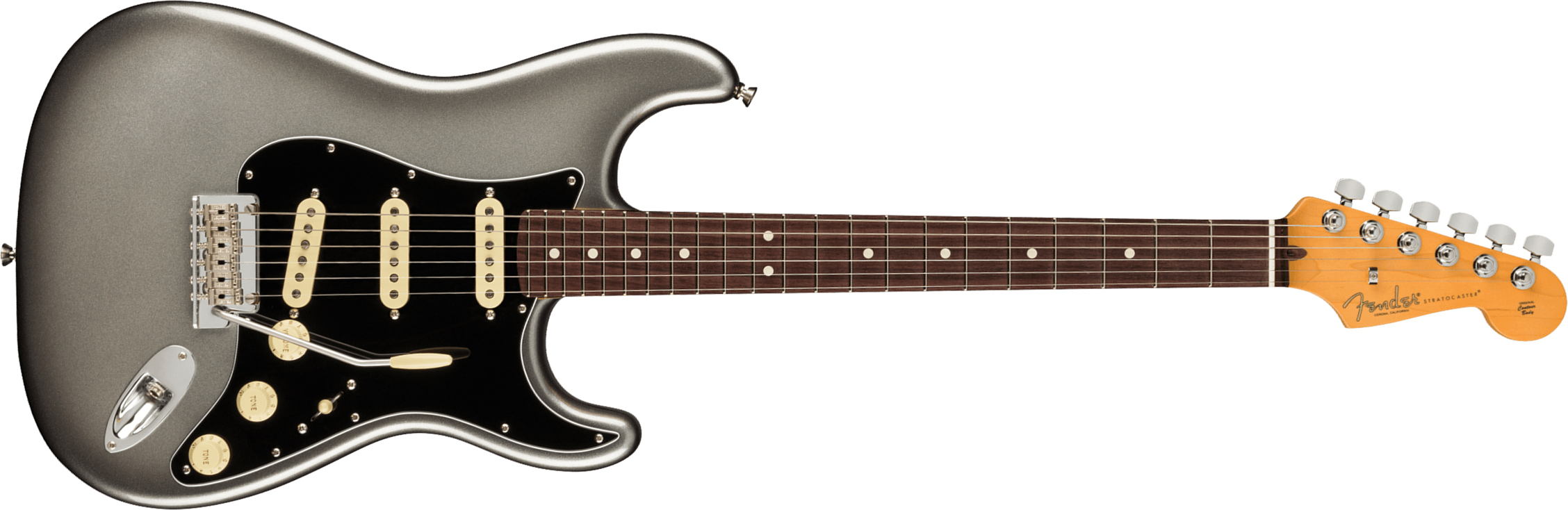 Fender Strat American Professional Ii Usa Rw - Mercury - E-Gitarre in Str-Form - Main picture