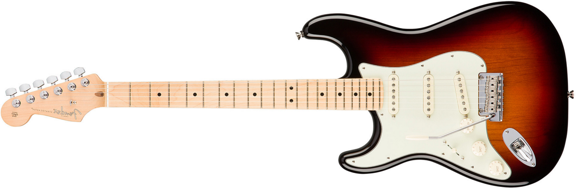 Fender Strat American Professional Lh Usa Gaucher 3s Mn - 3-color Sunburst - E-Gitarre für Linkshänder - Main picture