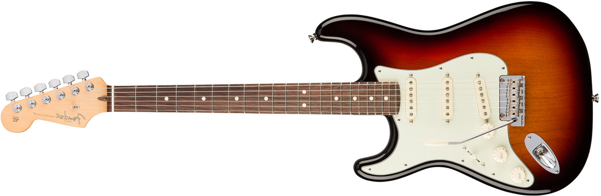 Fender Strat American Professional Lh Usa Gaucher 3s Rw - 3-color Sunburst - E-Gitarre für Linkshänder - Main picture