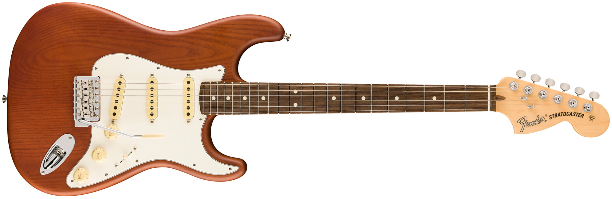 Fender Strat American Timber Performer Fsr Ltd Usa 3s Rw - Mocha - E-Gitarre in Str-Form - Main picture