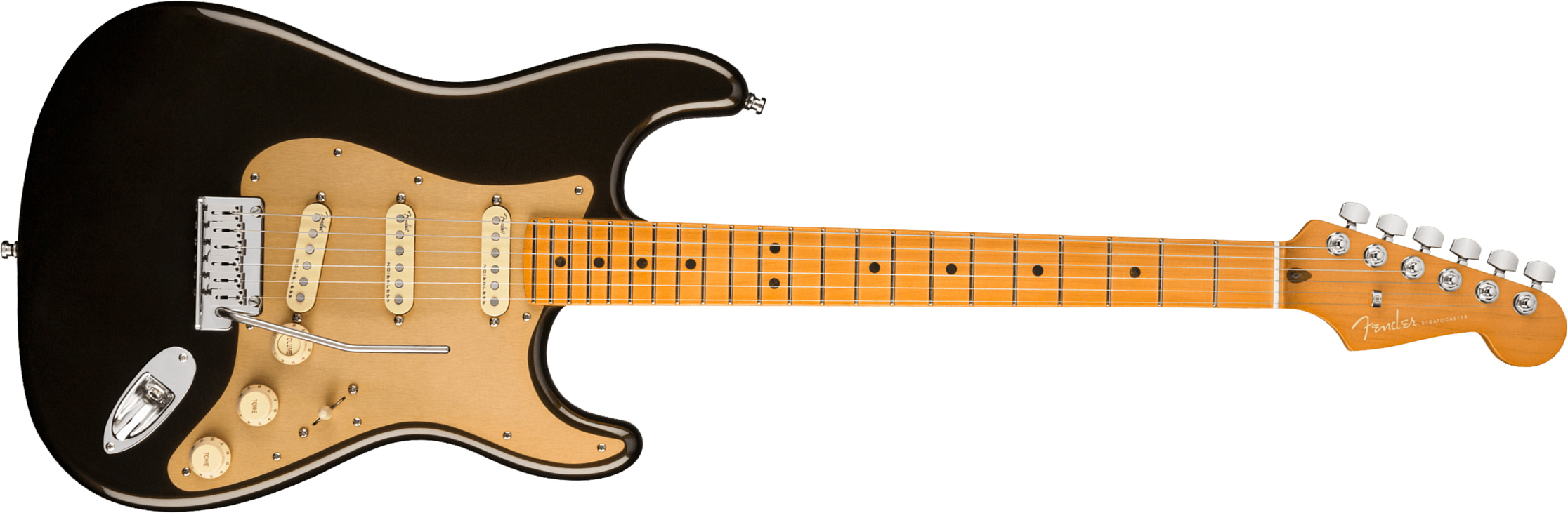 Fender Strat American Ultra 2019 Usa Mn - Texas Tea - E-Gitarre in Str-Form - Main picture