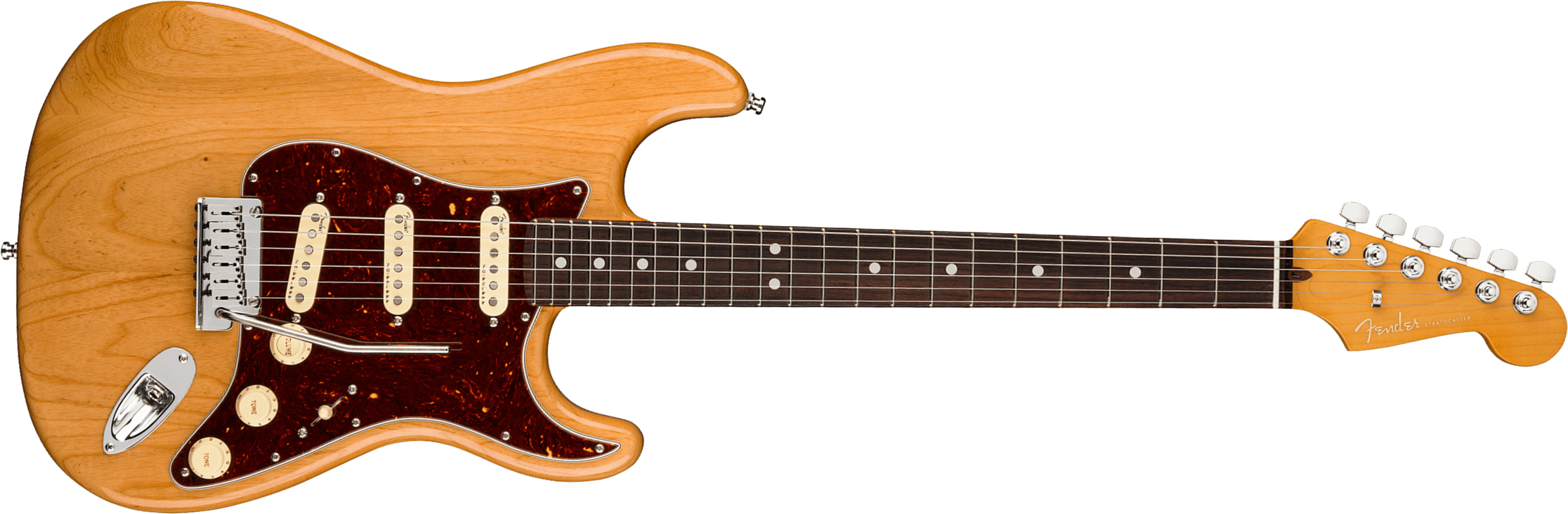 Fender Strat American Ultra 2019 Usa Rw - Aged Natural - E-Gitarre in Str-Form - Main picture