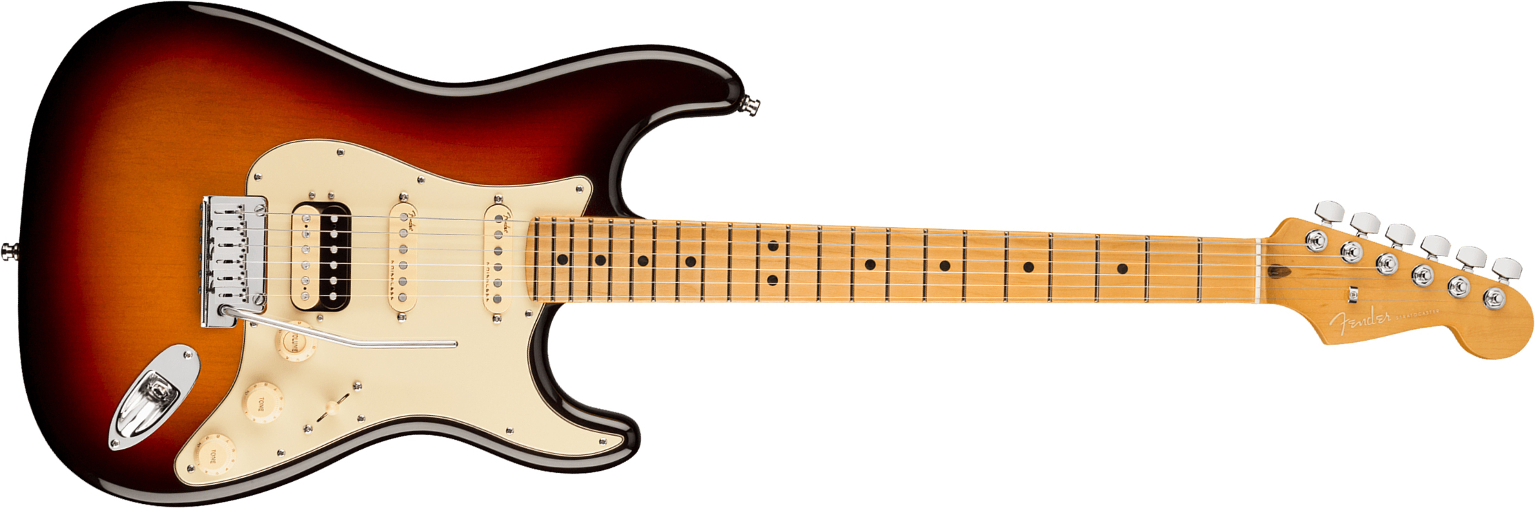 Fender Strat American Ultra Hss 2019 Usa Mn - Ultraburst - E-Gitarre in Str-Form - Main picture