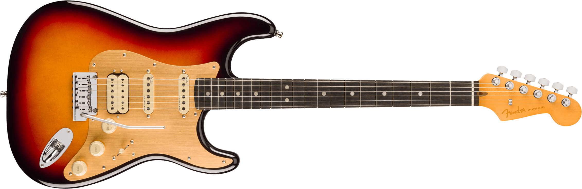 Fender Strat American Ultra Ii Hss Usa Trem Eb - Ultraburst - E-Gitarre in Str-Form - Main picture