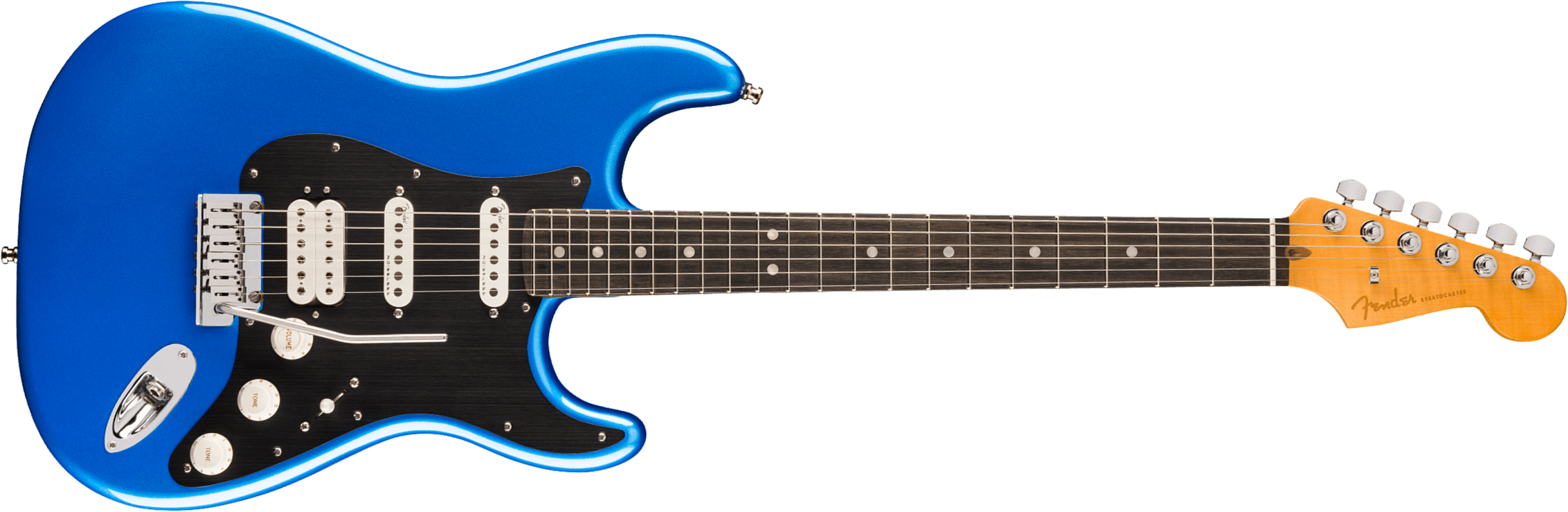 Fender Strat American Ultra Ii Hss Usa Trem Eb - Noble Blue - E-Gitarre in Str-Form - Main picture