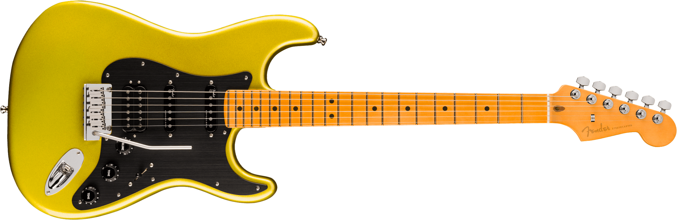 Fender Strat American Ultra Ii Hss Usa Trem Mn - Solar Flare - E-Gitarre in Str-Form - Main picture