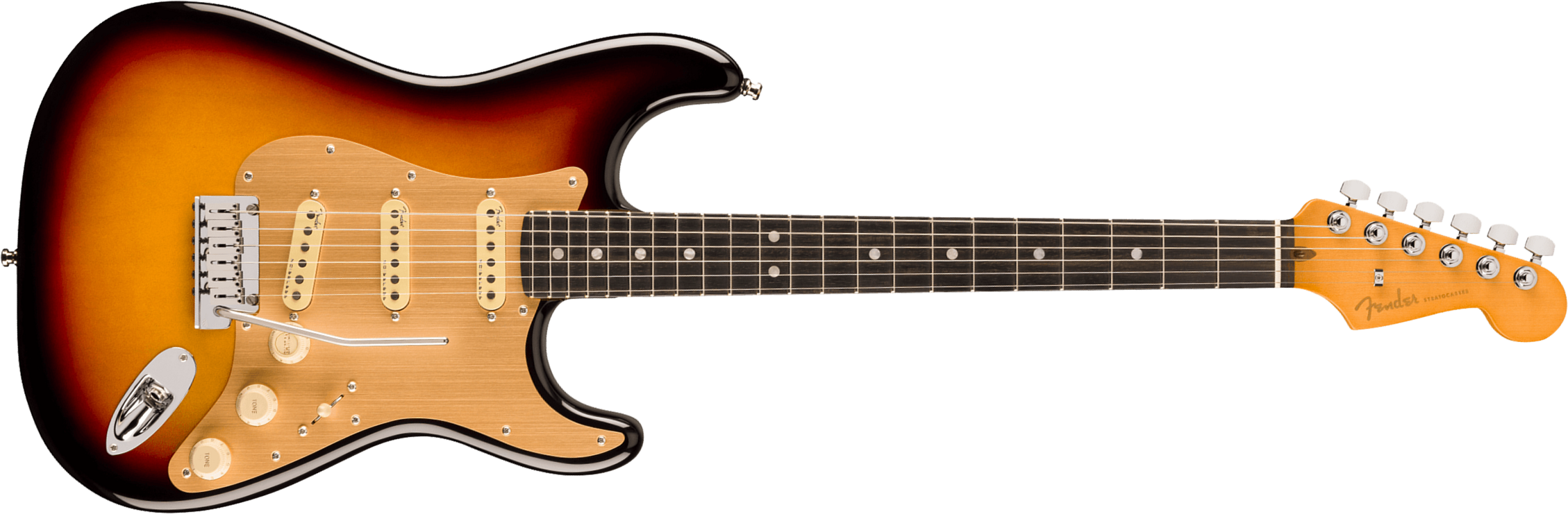 Fender Strat American Ultra Ii Usa Trem 3s Eb - Ultraburst - E-Gitarre in Str-Form - Main picture