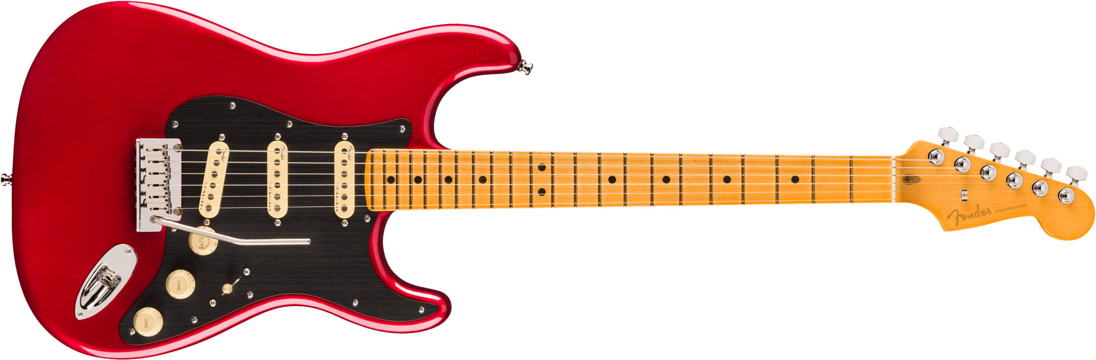 Fender Strat American Ultra Ii Usa Trem 3s Mn - Sinister Red - E-Gitarre in Str-Form - Main picture