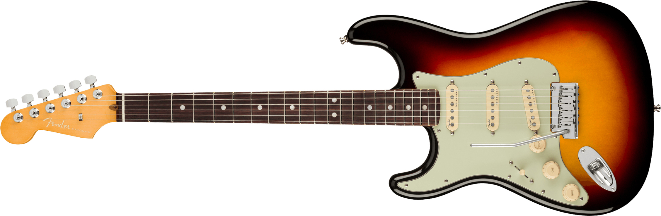 Fender Strat American Ultra Lh Gaucher Usa Rw +etui - Ultraburst - E-Gitarre für Linkshänder - Main picture