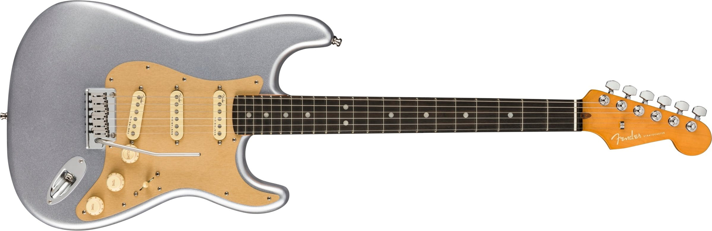 Fender Strat American Ultra Ltd Usa 3s Trem Eb - Quicksilver - E-Gitarre in Str-Form - Main picture