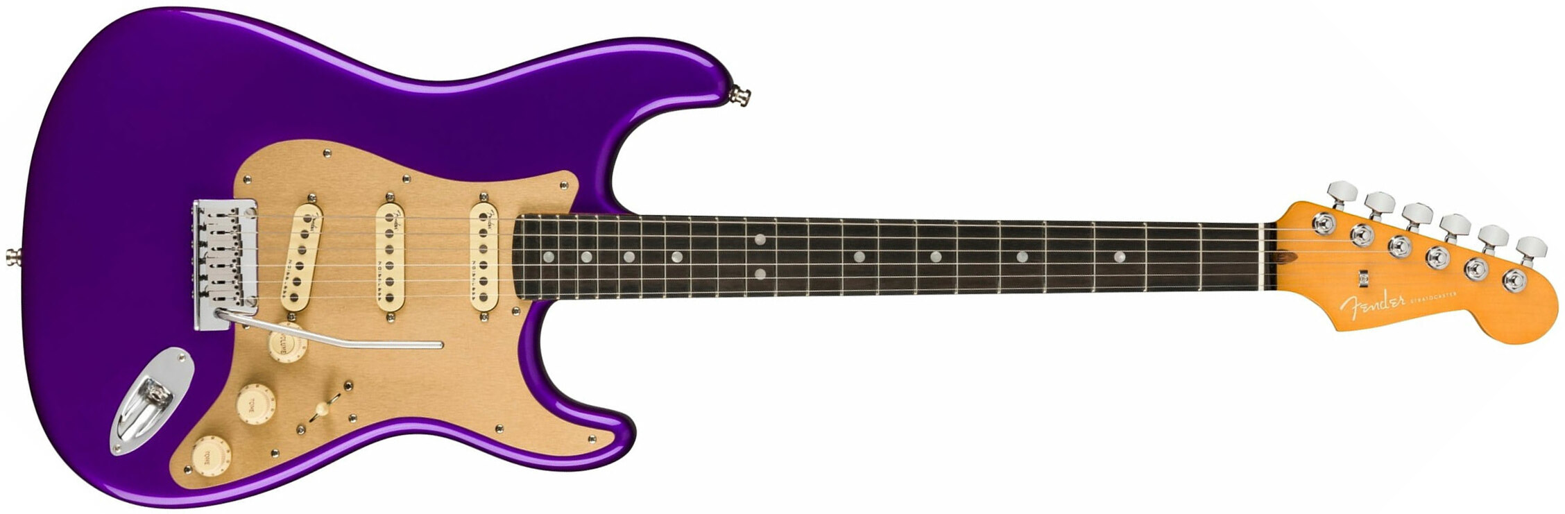 Fender Strat American Ultra Ltd Usa 3s Trem Eb - Plum Metallic - E-Gitarre in Str-Form - Main picture