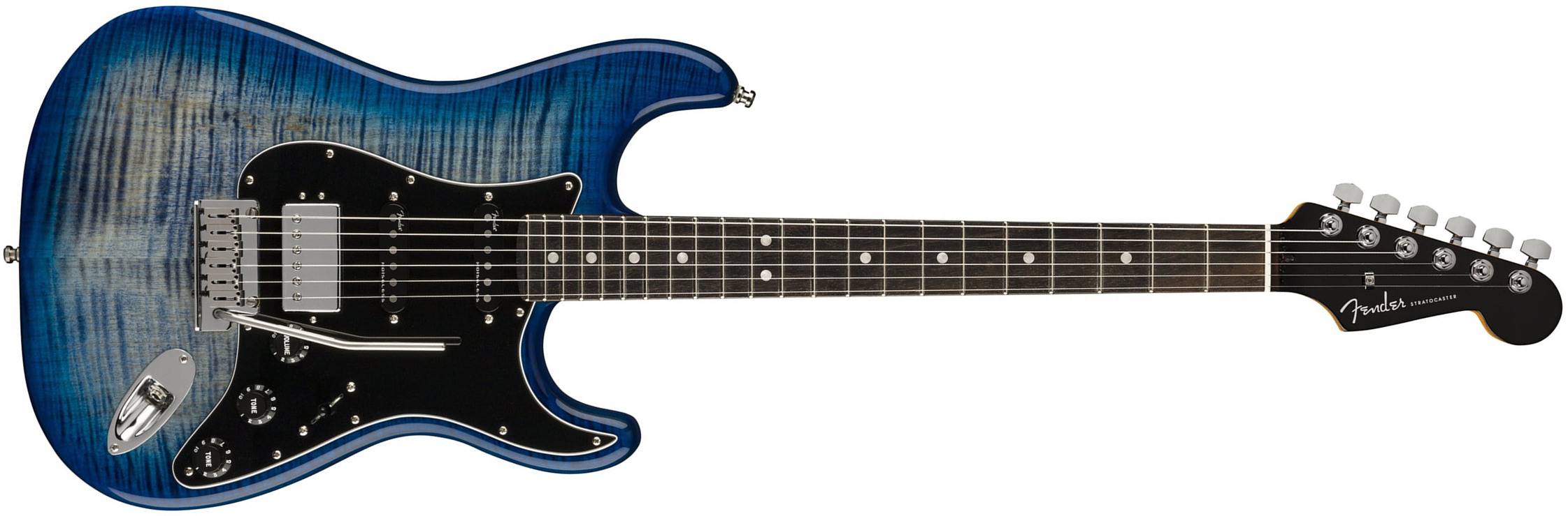 Fender Strat American Ultra Ltd Usa Hss Trem Eb - Denim Burst - E-Gitarre in Str-Form - Main picture