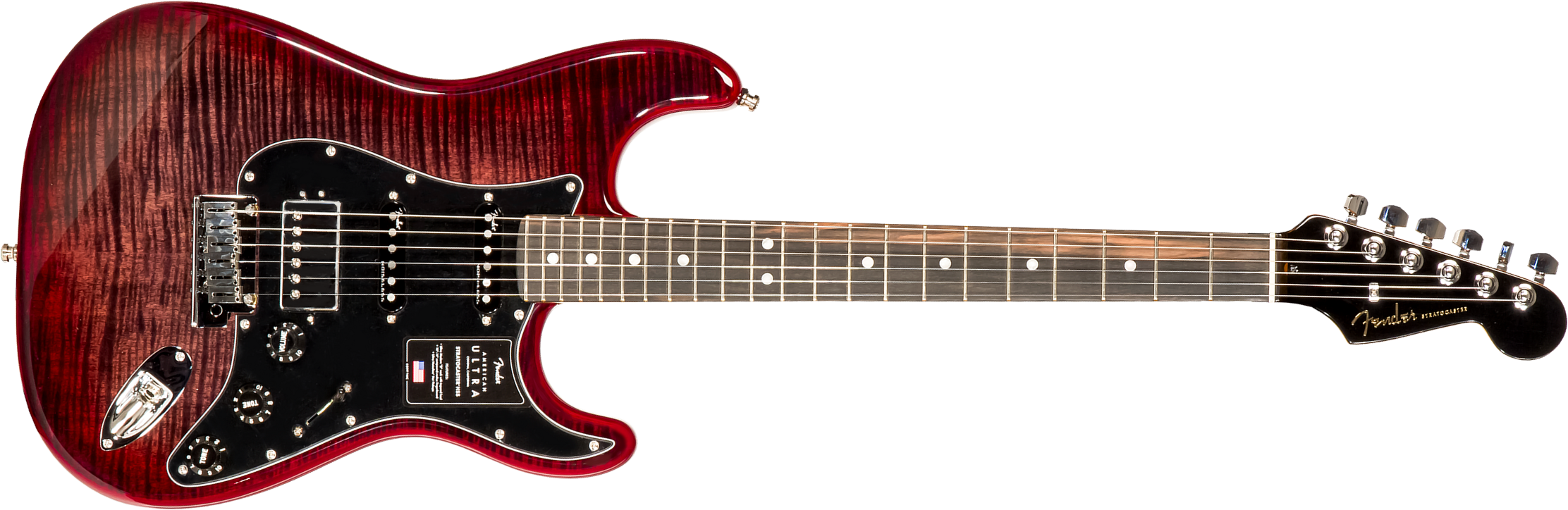 Fender Strat American Ultra Ltd Usa Hss Trem Eb - Umbra - E-Gitarre in Str-Form - Main picture