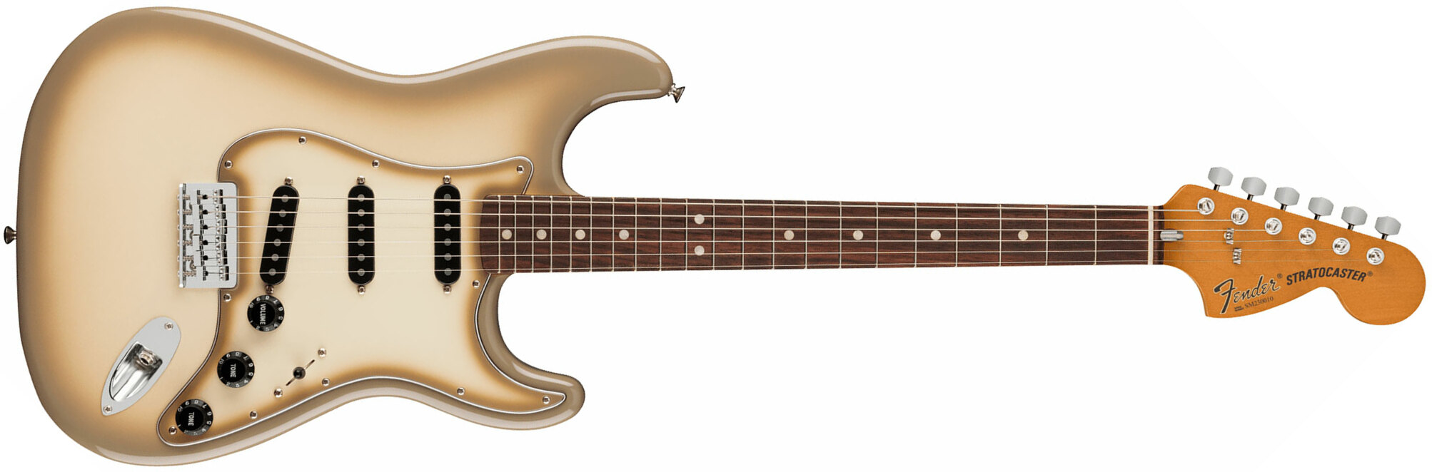 Fender Strat Antigua 70th Anniversary Vintera 2 Mex 3s Ht Rw - Antigua - E-Gitarre in Str-Form - Main picture