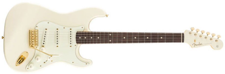 Fender Strat Daybreak Ltd 2019 Japon Gh Rw - Olympic White - E-Gitarre in Str-Form - Main picture