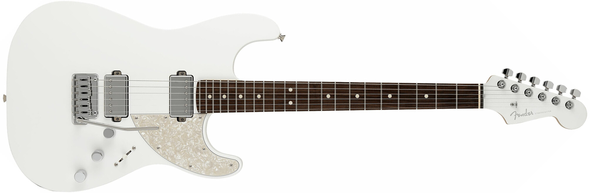 Fender Strat Elemental Mij Jap 2h Trem Rw - Nimbus White - E-Gitarre in Str-Form - Main picture