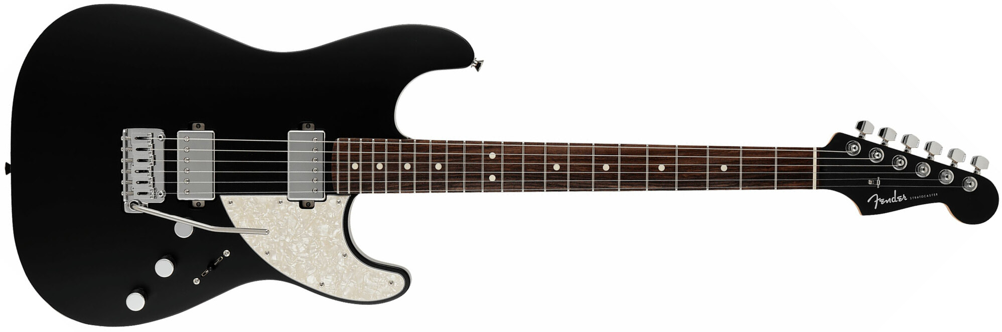 Fender Strat Elemental Mij Jap 2h Trem Rw - Stone Black - E-Gitarre in Str-Form - Main picture