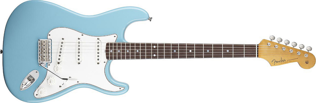 Fender Strat Eric Johnson Usa Sss Rw - Tropical Turquoise - E-Gitarre in Str-Form - Main picture