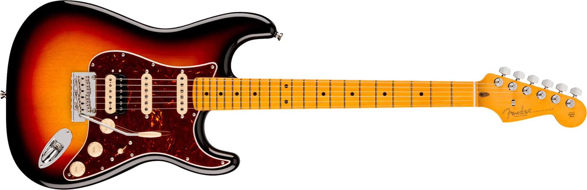 Fender Strat Hss American Pro. Usa Hss Trem Mn - 3-color Sunburst - E-Gitarre in Str-Form - Main picture