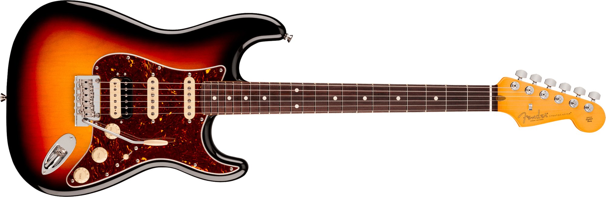 Fender Strat Hss American Pro. Usa Hss Trem Rw - 3-color Sunburst - E-Gitarre in Str-Form - Main picture