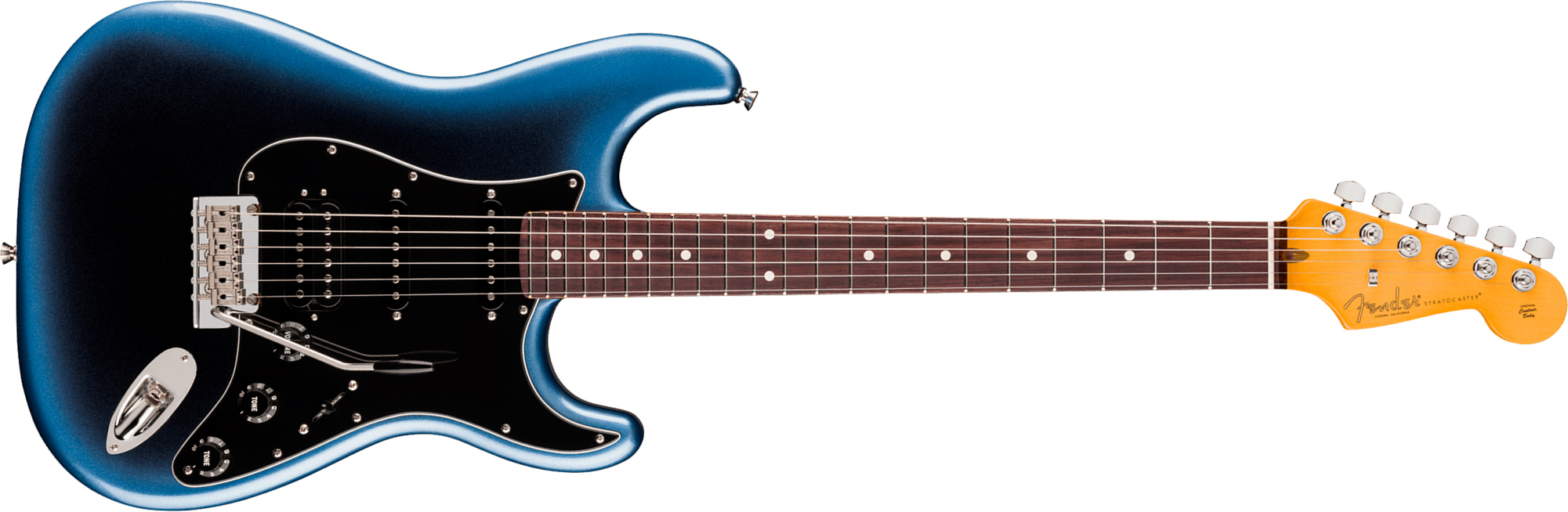 Fender Strat Hss American Pro. Usa Hss Trem Rw - Dark Night - E-Gitarre in Str-Form - Main picture