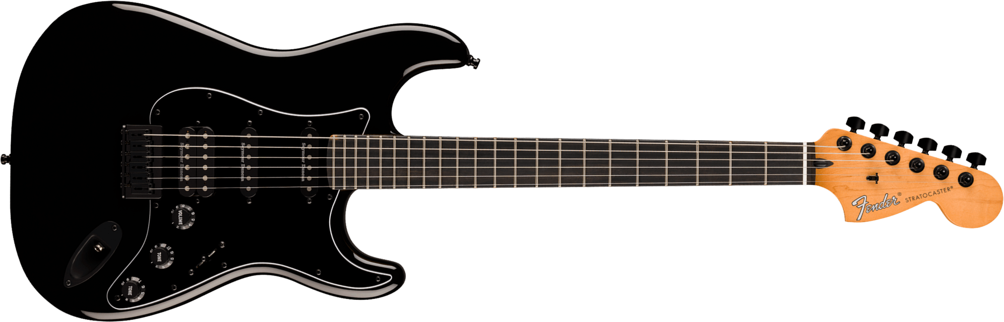 Fender Strat Hss Ht Player Advanced Ltd Mex Hss Seymour Duncan Ht Eb - Black - E-Gitarre in Str-Form - Main picture