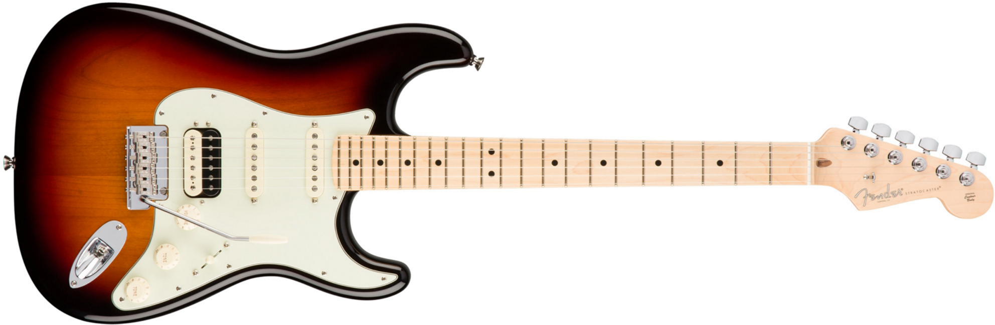 Fender Strat Hss Shawbucker American Professional Usa Mn - 3-color Sunburst - E-Gitarre in Str-Form - Main picture