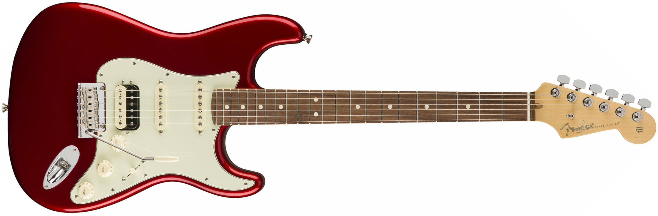 Fender Strat Hss Shawbucker American Professional Usa Rw - Candy Apple Red - 12-saitige E-Gitarre - Main picture