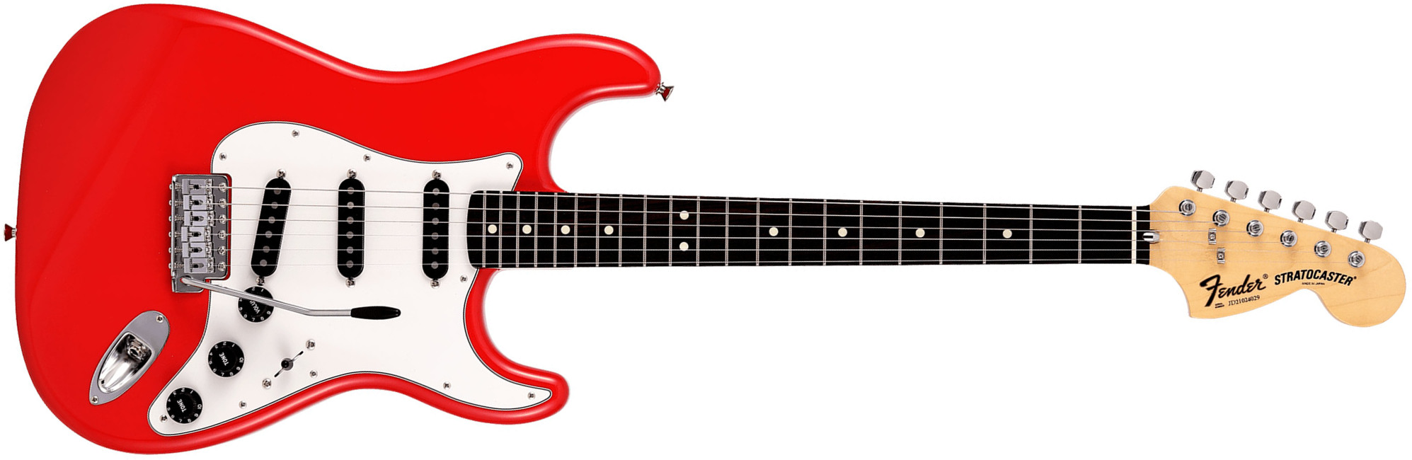 Fender Strat International Color Ltd Jap 3s Trem Rw - Morocco Red - E-Gitarre in Str-Form - Main picture