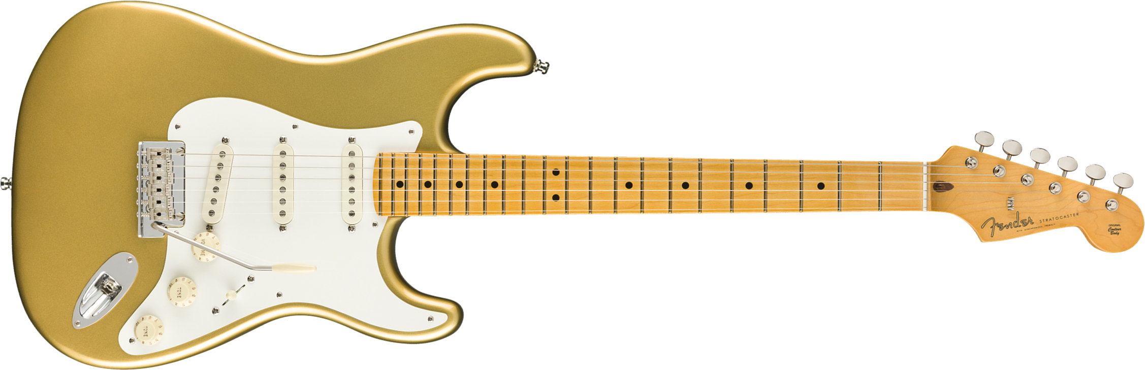Fender Strat Lincoln Brewster Usa Signature Mn - Aztec Gold - E-Gitarre in Str-Form - Main picture