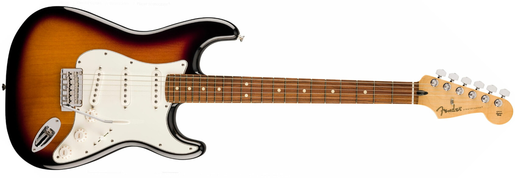 Fender Strat Player 70th Anniversary 3s Trem Pf - 2-color Sunburst - E-Gitarre in Str-Form - Main picture