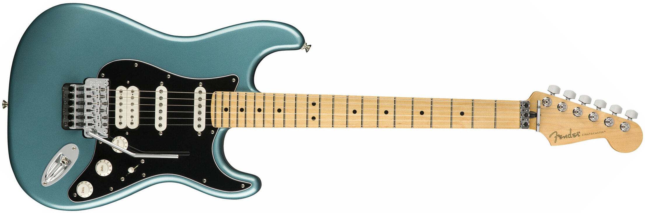 Fender Strat Player Floyd Rose Mex Hss Fr Mn - Tidepool - E-Gitarre in Str-Form - Main picture