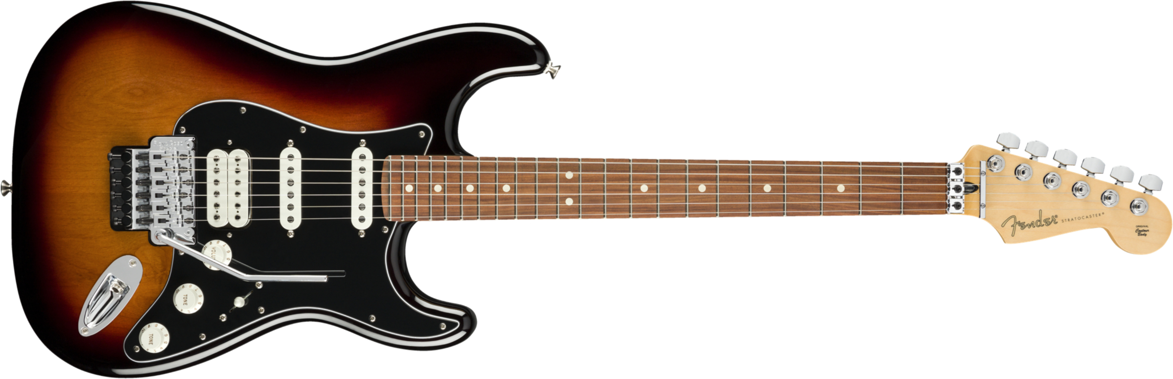 Fender Strat Player Floyd Rose Mex Hss Fr Pf - 3-color Sunburst - E-Gitarre in Str-Form - Main picture