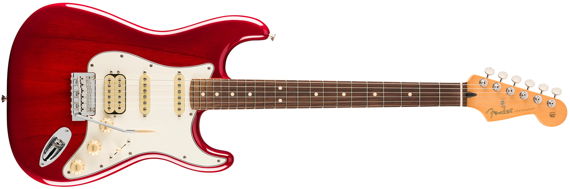 Fender Strat Player Ii Hss Mex Acajou Trem Rw - Transparent Cherry Burst - E-Gitarre in Str-Form - Main picture