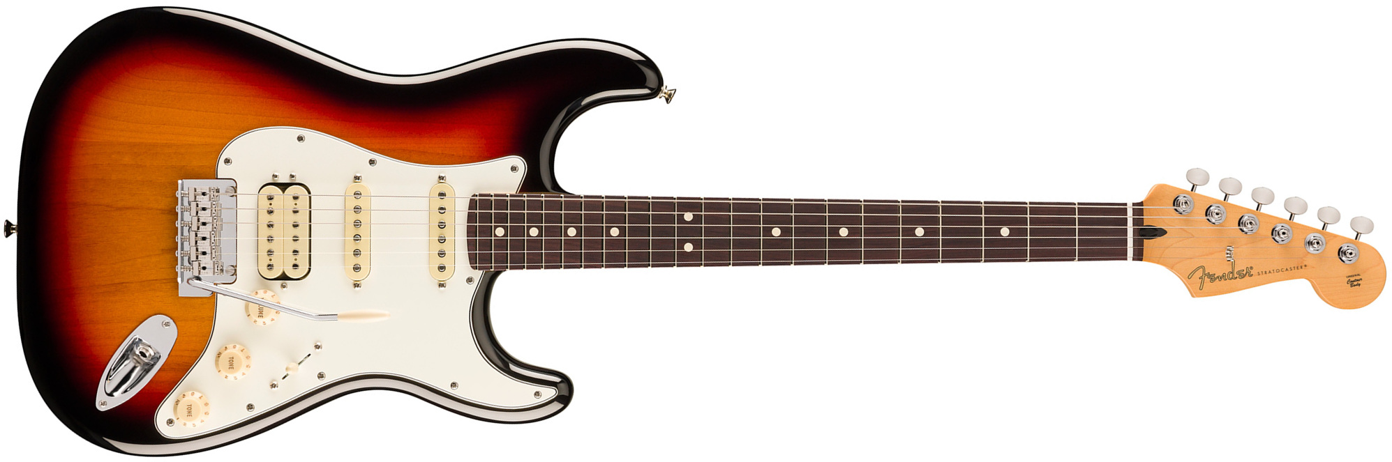 Fender Strat Player Ii Hss Mex Aulne Trem Rw - 3-color Sunburst - E-Gitarre in Str-Form - Main picture