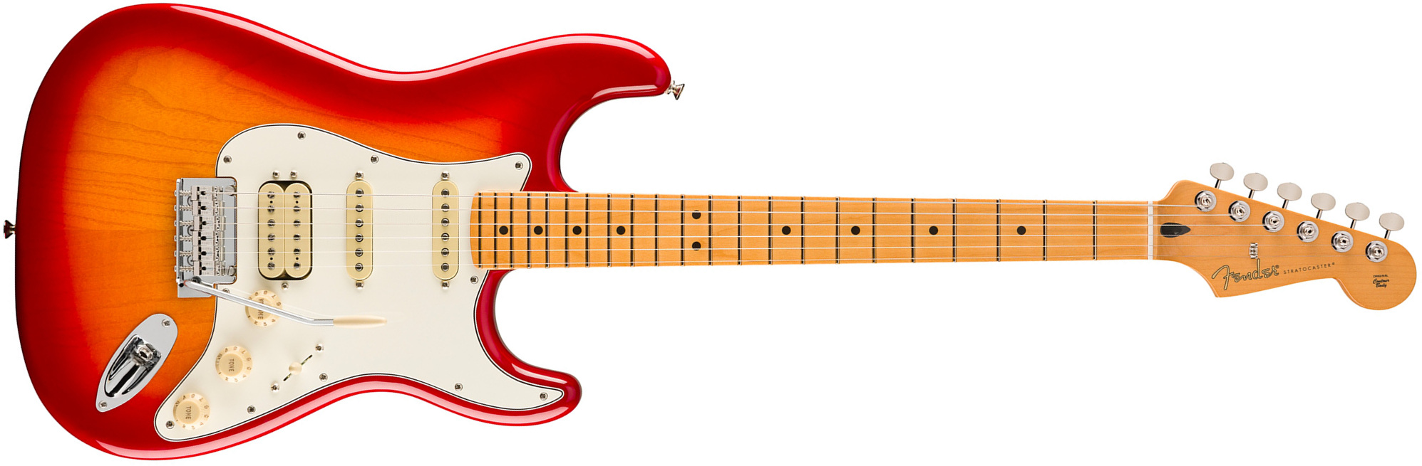 Fender Strat Player Ii Hss Mex Frene Trem Mn - Aged Cherry Burst - E-Gitarre in Str-Form - Main picture