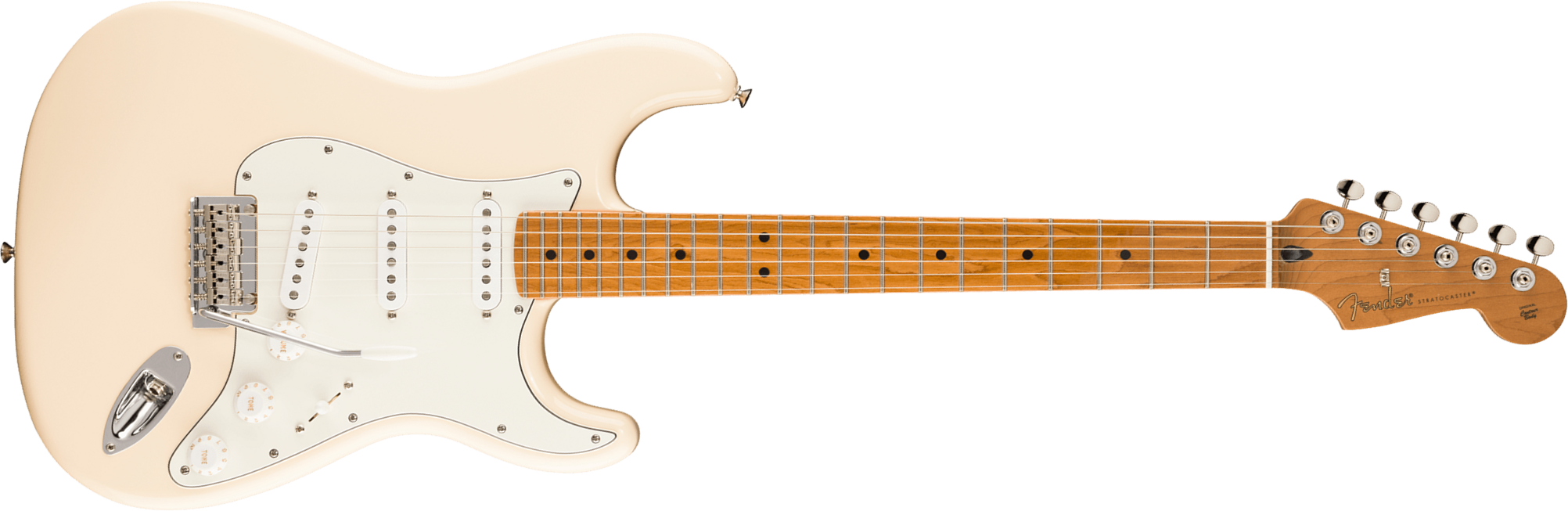 Fender Strat Player Ii Ltd Mex 3s Custom Shop Trem Mn - Olympic White - E-Gitarre in Str-Form - Main picture