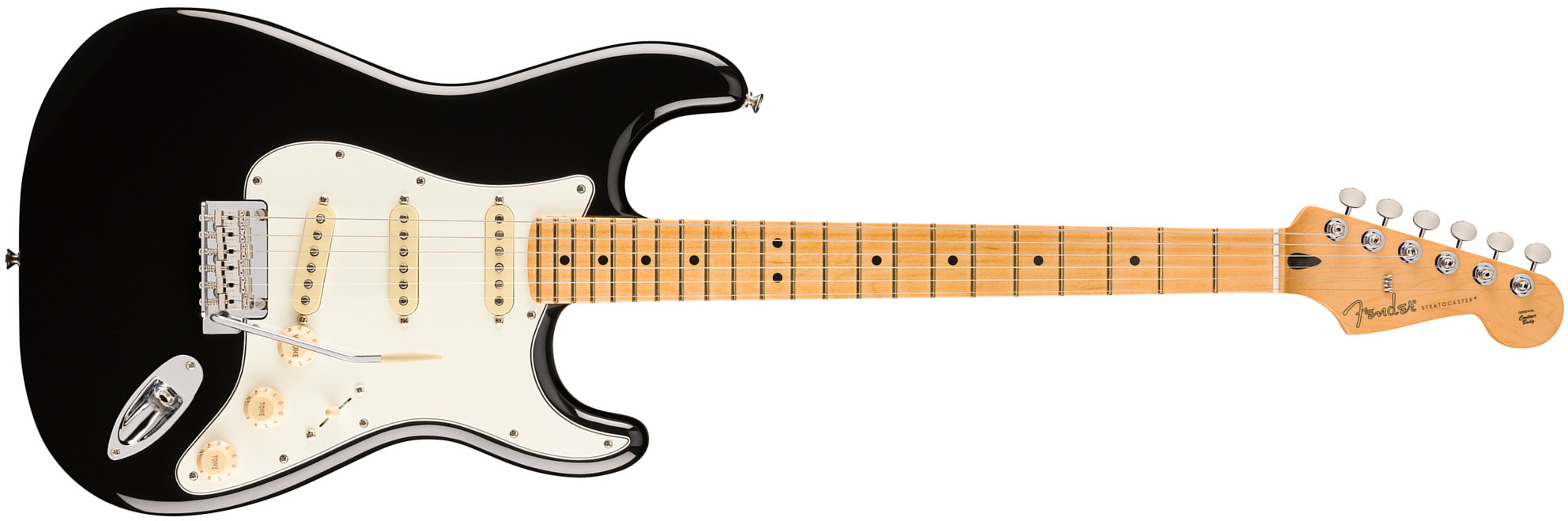 Fender Strat Player Ii Mex Aulne 3s Trem Mn - Black - E-Gitarre in Str-Form - Main picture