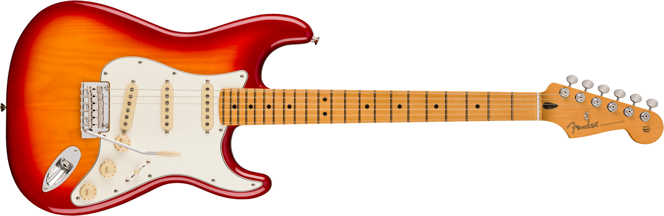 Fender Strat Player Ii Mex Frene 3s Trem Mn - Aged Cherry Burst - E-Gitarre in Str-Form - Main picture