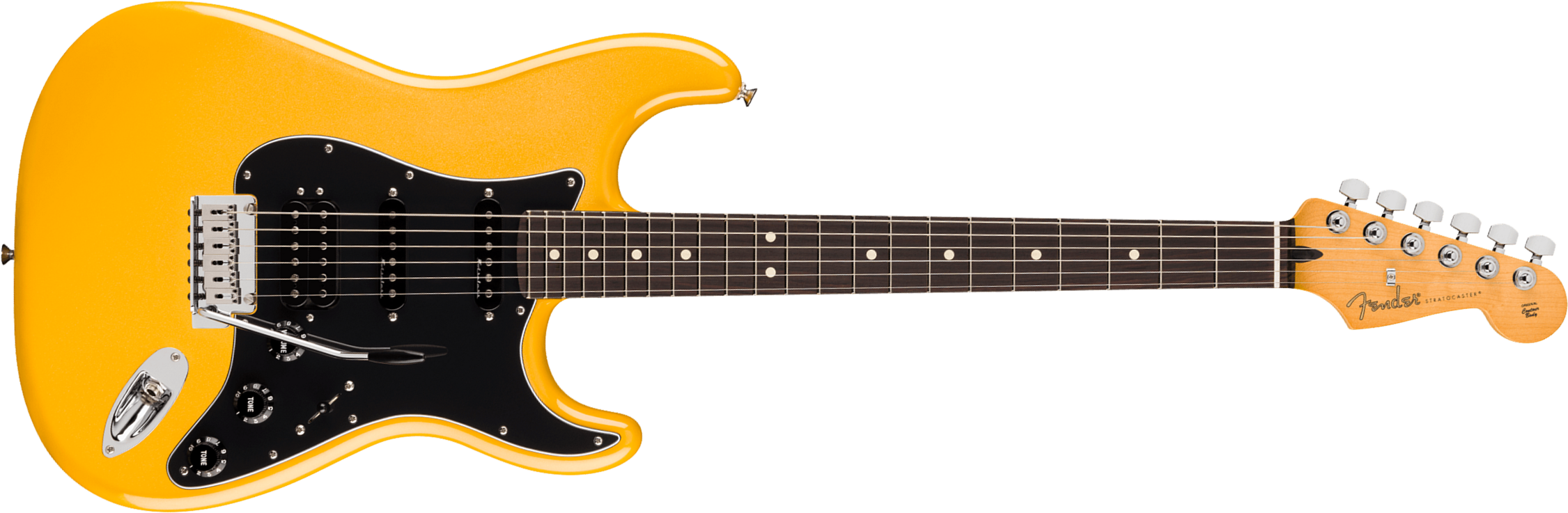 Fender Strat Player Ii Modified Mex Hss Trem Rw - Sunshine Yellow - E-Gitarre in Str-Form - Main picture