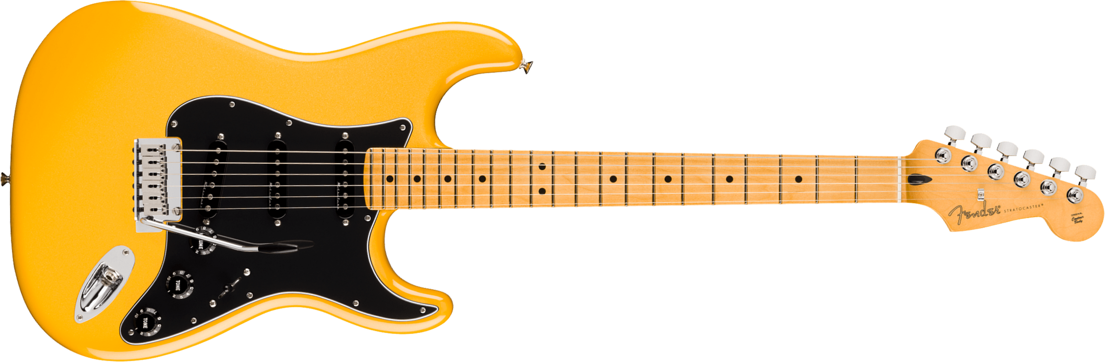Fender Strat Player Ii Modified Mex 3s Trem Mn - Sunshine Yellow - E-Gitarre in Str-Form - Main picture