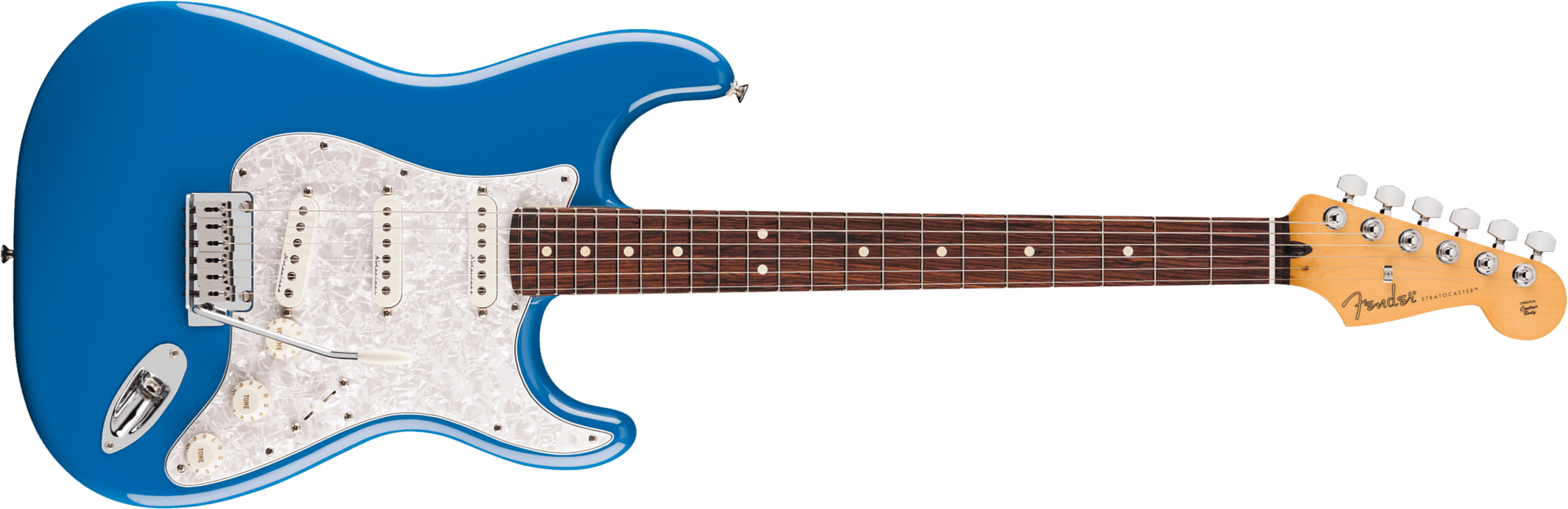 Fender Strat Player Ii Modified Mex 3s Trem Rw - Electric Blue - E-Gitarre in Str-Form - Main picture