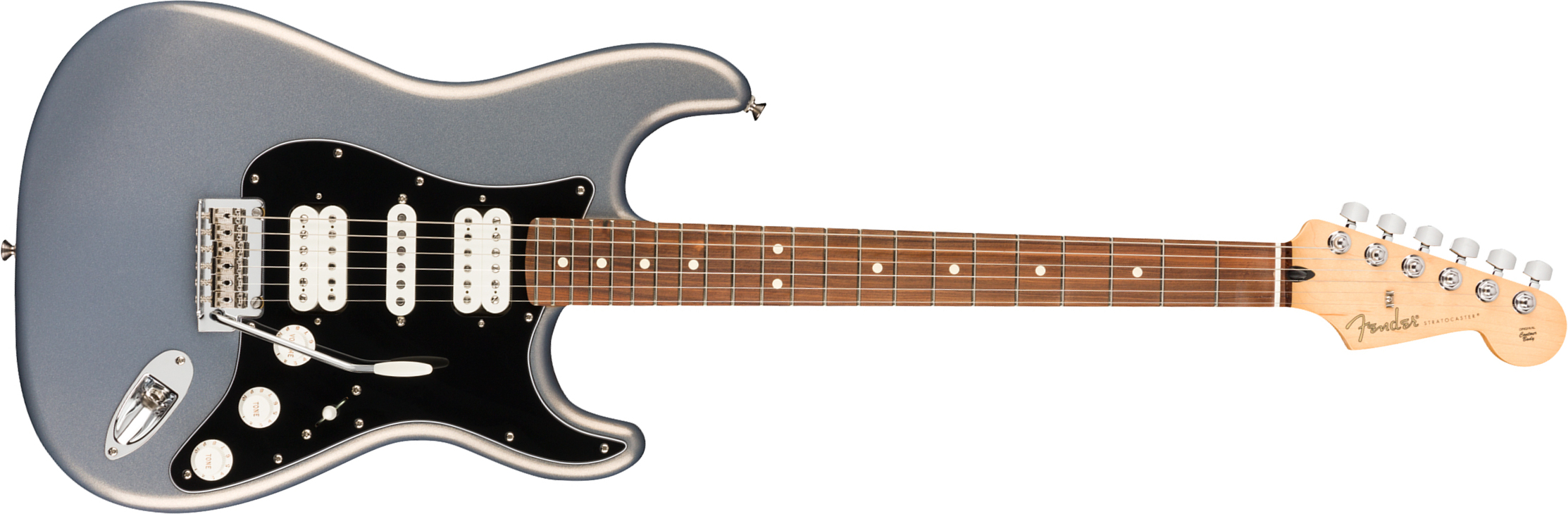 Fender Strat Player Mex Hsh Pf - Silver - E-Gitarre in Str-Form - Main picture