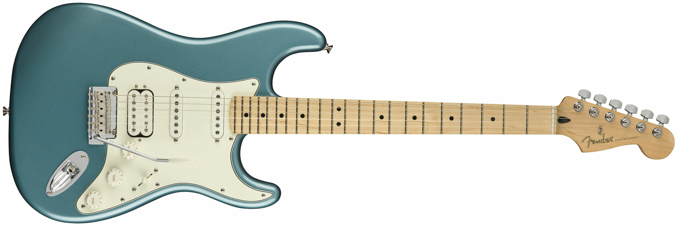 Fender Strat Player Mex Hss Mn - Tidepool - E-Gitarre in Str-Form - Main picture