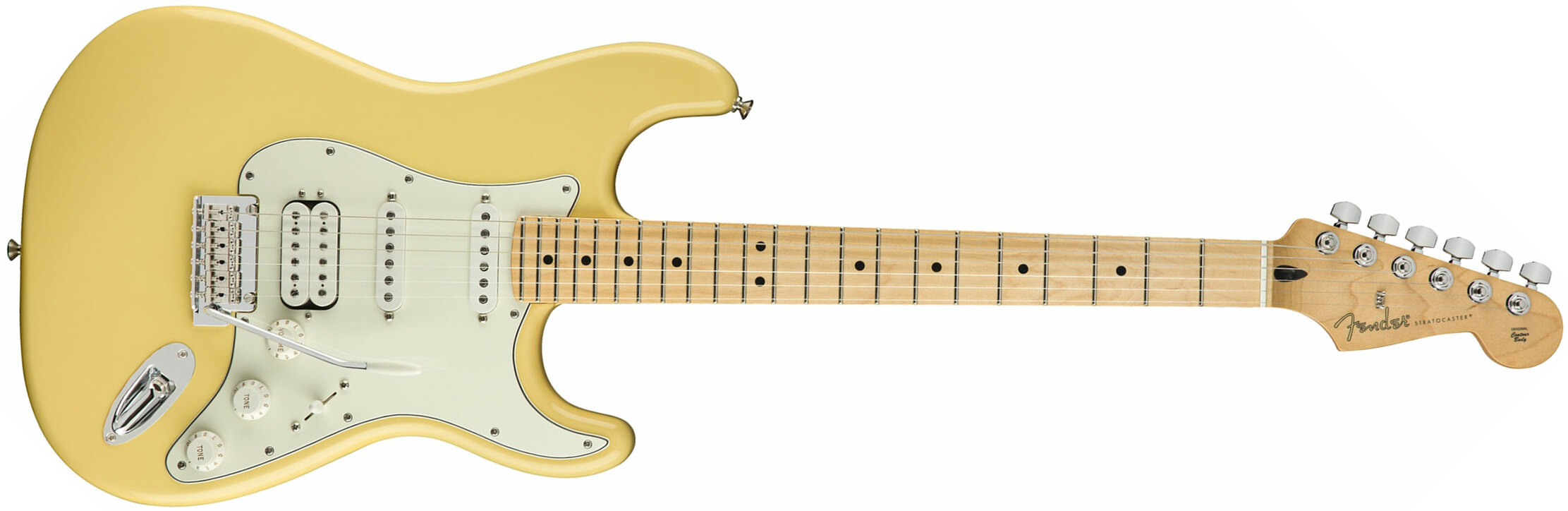 Fender Strat Player Mex Hss Mn - Buttercream - E-Gitarre in Str-Form - Main picture