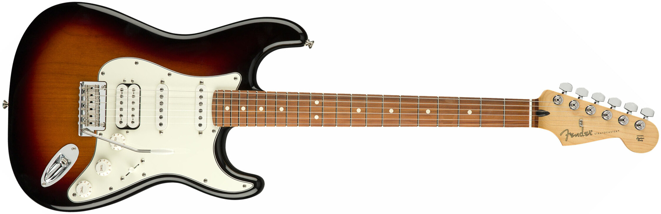 Fender Strat Player Mex Hss Pf - 3-color Sunburst - E-Gitarre in Str-Form - Main picture