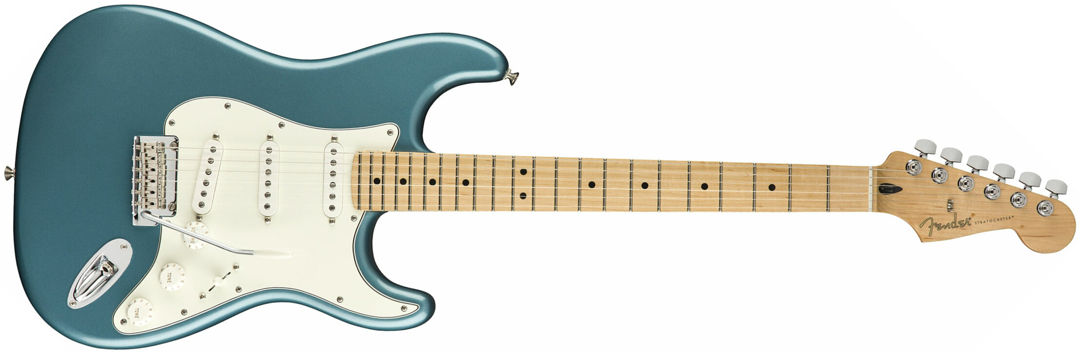 Fender Strat Player Mex Sss Mn - Tidepool - E-Gitarre in Str-Form - Main picture