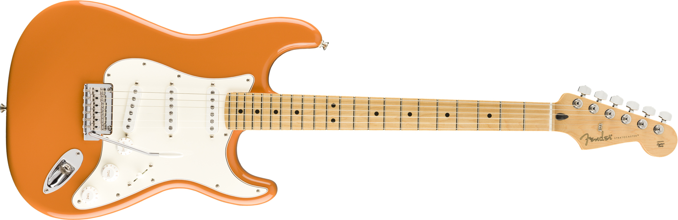 Fender Strat Player Mex Sss Mn - Capri Orange - E-Gitarre in Str-Form - Main picture