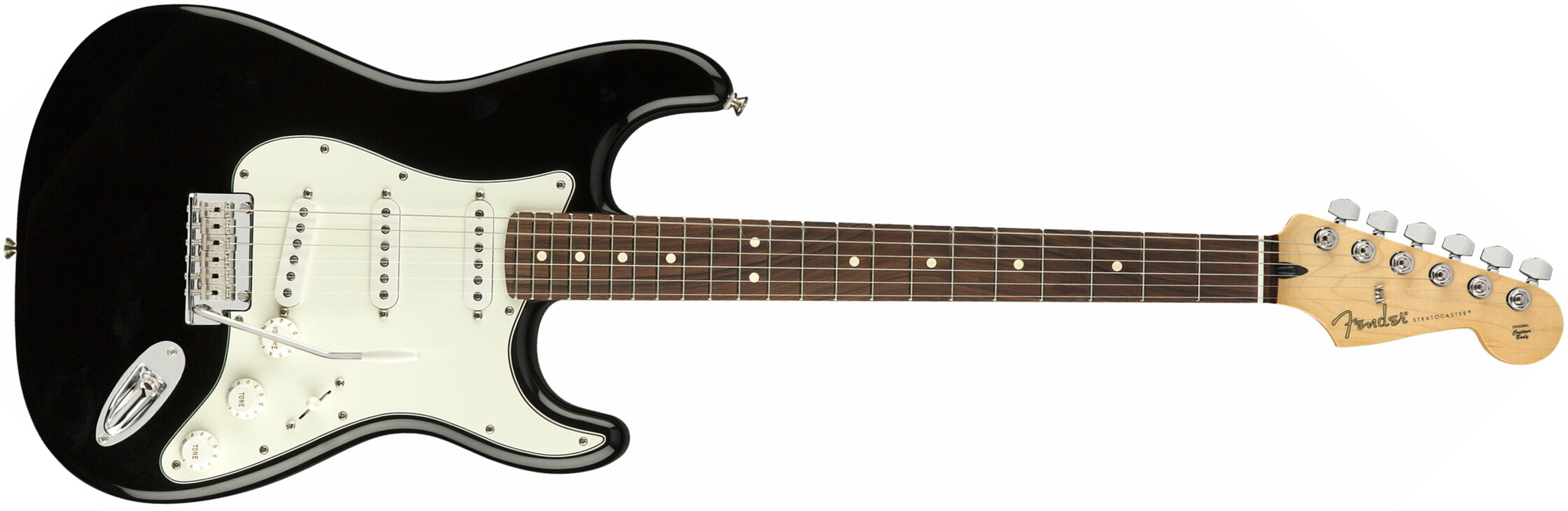 Fender Strat Player Mex Sss Pf - Black - E-Gitarre in Str-Form - Main picture