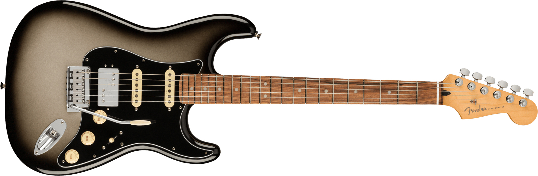 Fender Strat Player Plus Mex Hss Trem Pf - Silverburst - E-Gitarre in Str-Form - Main picture